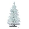 2.5ft. Pre-Lit Sparkle White Spruce Artificial Christmas Tree, Warm White Lights 2 2.5ft. Pre-Lit Sparkle White Spruce Artificial Christmas Tree, Warm White Lights -Northlight Shop D522190S 1
