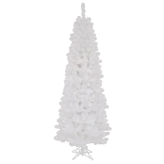 6.5ft. Pre-Lit Sparkle White Spruce Artificial Christmas Tree, Clear Dura-Lit Lights 3 6.5ft. Pre-Lit Sparkle White Spruce Artificial Christmas Tree, Clear Dura-Lit Lights