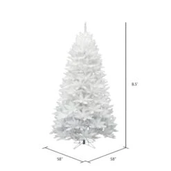 8.5ft. Unlit Sparkle White Spruce Artificial Christmas Tree 11 8.5ft. Unlit Sparkle White Spruce Artificial Christmas Tree -Northlight Shop D522213S 4