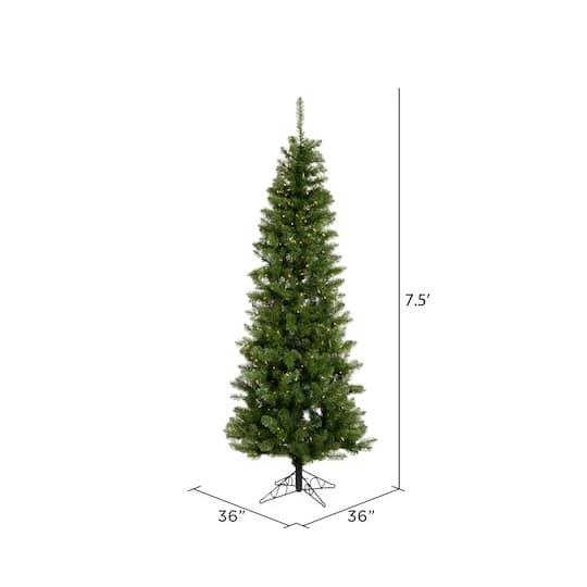 7.5ft. Pre-Lit Salem Pine Artificial Christmas Tree, Warm White Dura-Lit® LED Lights 7 7.5ft. Pre-Lit Salem Pine Artificial Christmas Tree, Warm White Dura-Lit® LED Lights - Image 5