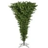 7.5ft. Unlit Green Upside Down Artificial Christmas Tree 1 7.5ft. Unlit Green Upside Down Artificial Christmas Tree -Northlight Shop D522229S 1