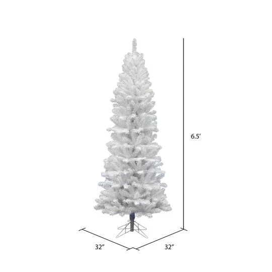 6.5ft. Unlit White Salem Pine Artificial Christmas Tree 7 6.5ft. Unlit White Salem Pine Artificial Christmas Tree - Image 5