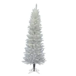 7.5ft. Unlit Sparkle White Spruce Artificial Christmas Tree 8 7.5ft. Unlit Sparkle White Spruce Artificial Christmas Tree -Northlight Shop D522283S 1 1
