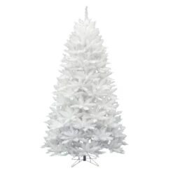 6.5ft. Unlit Sparkle White Spruce Artificial Christmas Tree 8 6.5ft. Unlit Sparkle White Spruce Artificial Christmas Tree -Northlight Shop D522285S 1 1