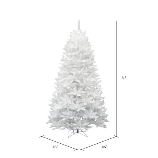 6.5ft. Unlit Sparkle White Spruce Artificial Christmas Tree 7 6.5ft. Unlit Sparkle White Spruce Artificial Christmas Tree - Image 5