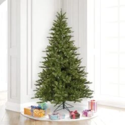 6.5ft. Pre-Lit King Spruce Artificial Christmas Tree, Warm White Dura-Lit® LED Lights -Northlight Shop D522292S 2