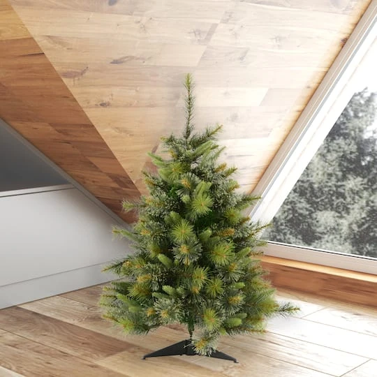 3ft. Unlit Cashmere Pine Artificial Christmas Tree 7 3ft. Unlit Cashmere Pine Artificial Christmas Tree - Image 5