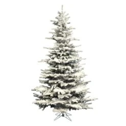 7.5ft. Unlit Flocked Sierra Fir Artificial Christmas Tree