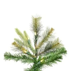 7.5ft. Pre-Lit Cashmere Artificial Christmas Tree, Warm White Dura-Lit® LED Lights -Northlight Shop D522360S 3