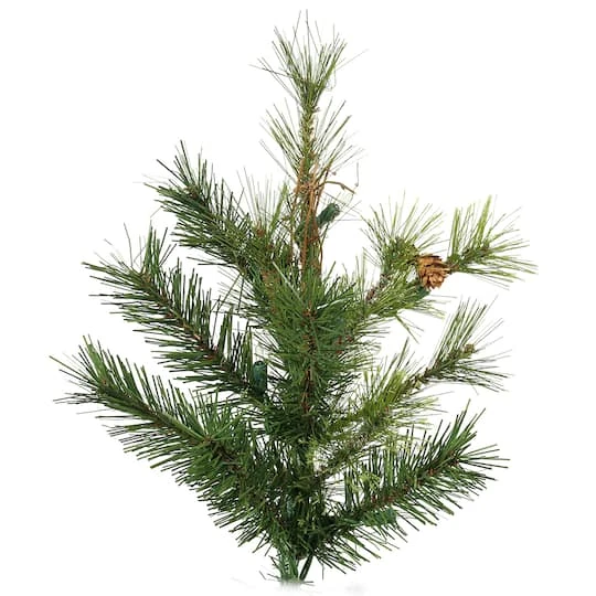 7.5ft. Unlit Mixed Country Pine Slim Artificial Christmas Tree 6 7.5ft. Unlit Mixed Country Pine Slim Artificial Christmas Tree - Image 4