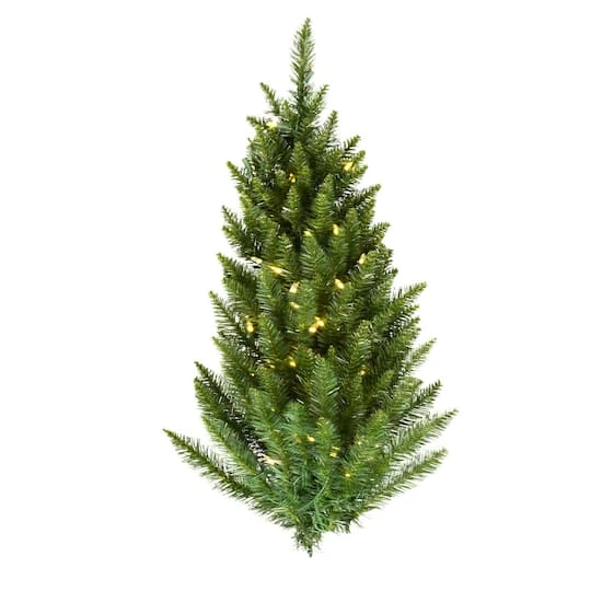 3ft. Pre-Lit Camdon Fir Artificial Christmas Wall Tree, White LED Lights 4 3ft. Pre-Lit Camdon Fir Artificial Christmas Wall Tree, White LED Lights - Image 2