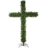 7.5ft. Pre-Lit Artificial Christmas Cross, Clear Dura-Lit® Lights