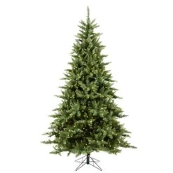 4.5ft. Pre-Lit Camdon Fir Artificial Christmas Tree, Clear Dura-Lit® LED Lights