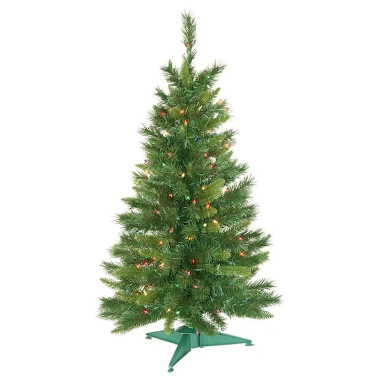 3.5ft. Pre-Lit Imperial Pine Artificial Christmas Tree, Multicolor Dura-Lit® Lights 3 3.5ft. Pre-Lit Imperial Pine Artificial Christmas Tree, Multicolor Dura-Lit® Lights - Image 2