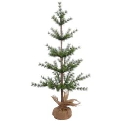 3ft. Unlit Split Venetian Pine Artificial Christmas Tree In Burlap Base