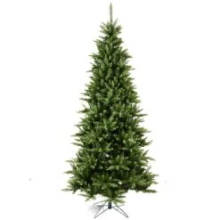 6.5ft. Unlit Slim Camdon Fir Artificial Christmas Tree 8 6.5ft. Unlit Slim Camdon Fir Artificial Christmas Tree -Northlight Shop D522510S 1 1