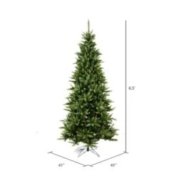 6.5ft. Unlit Slim Camdon Fir Artificial Christmas Tree 11 6.5ft. Unlit Slim Camdon Fir Artificial Christmas Tree -Northlight Shop D522510S 4