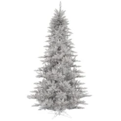 3ft. Unlit Silver Tinsel Fir Artificial Christmas Tree 6 3ft. Unlit Silver Tinsel Fir Artificial Christmas Tree -Northlight Shop D522511S 1 1