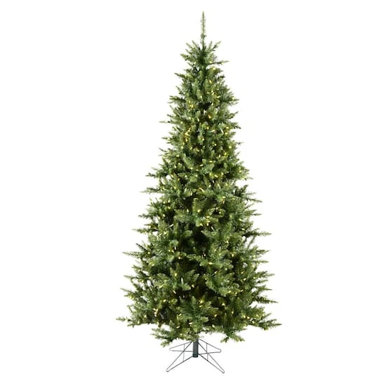 6.5ft. Pre-Lit Slim Camdon Fir Artificial Christmas Tree, Warm White Dura-Lit® LED Lights 3 6.5ft. Pre-Lit Slim Camdon Fir Artificial Christmas Tree, Warm White Dura-Lit® LED Lights