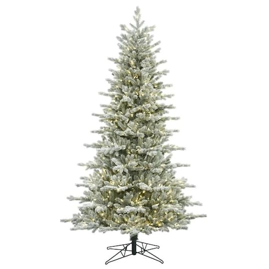 7.5ft. Pre-Lit Frosted Eastern Fraser Fir Artificial Christmas Tree, Warm White LED Lights 4 7.5ft. Pre-Lit Frosted Eastern Fraser Fir Artificial Christmas Tree, Warm White LED Lights - Image 2