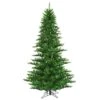 3ft. Pre-Lit Green Tinsel Fir Artificial Christmas Tree, Green Lights 2 3ft. Pre-Lit Green Tinsel Fir Artificial Christmas Tree, Green Lights -Northlight Shop D522585S 1