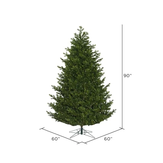 7.5ft. Pre-Lit Eagle Fraser Full Artificial Christmas Tree, Warm White Dura-Lit® LED Lights 7 7.5ft. Pre-Lit Eagle Fraser Full Artificial Christmas Tree, Warm White Dura-Lit® LED Lights - Image 5