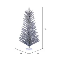 6ft. Unlit Vintage Aluminum Artificial Christmas Tree 11 6ft. Unlit Vintage Aluminum Artificial Christmas Tree -Northlight Shop D522652S 4