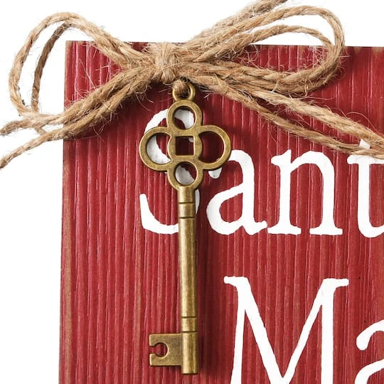 10" Santa’s Key Door Sign 5 10" Santa’s Key Door Sign - Image 3