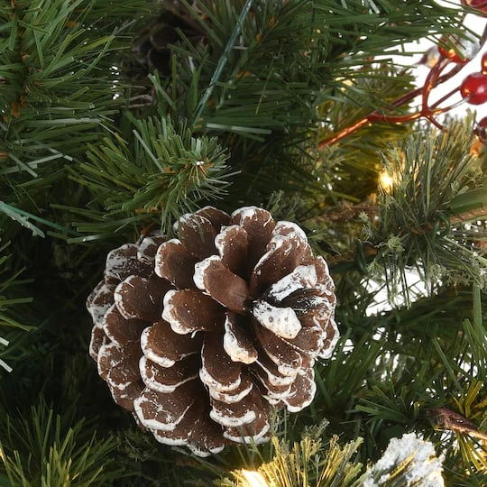 3ft. Pre-Lit Meadow Basin Artificial Christmas Tree In Tall Planter, Warm White LED Lights 7 3ft. Pre-Lit Meadow Basin Artificial Christmas Tree In Tall Planter, Warm White LED Lights - Image 5