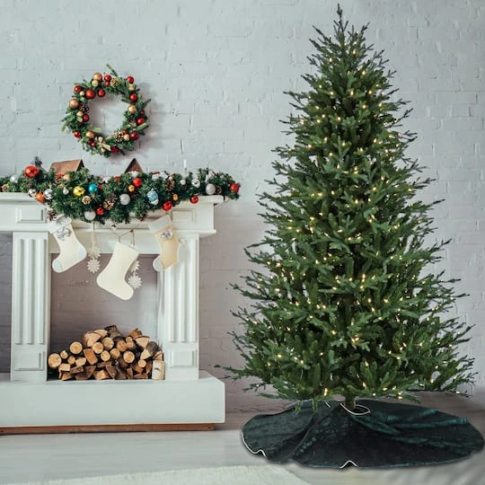 7.5ft. Pre-Lit Wenatchee Fir Artificial Christmas Tree, Warm White LED Lights 5 7.5ft. Pre-Lit Wenatchee Fir Artificial Christmas Tree, Warm White LED Lights - Image 3