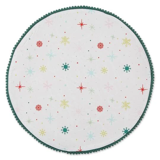 DII® Be Merry & Bright Embellished Placemats, 6ct. 6 DII® Be Merry & Bright Embellished Placemats, 6ct. - Image 4