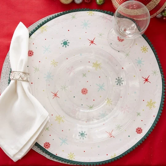 DII® Be Merry & Bright Embellished Placemats, 6ct. 10 DII® Be Merry & Bright Embellished Placemats, 6ct. - Image 8