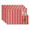 DII® Embellished Jolly Tree Placemats, 4ct. 2 DII® Embellished Jolly Tree Placemats, 4ct. -Northlight Shop D540032S 1