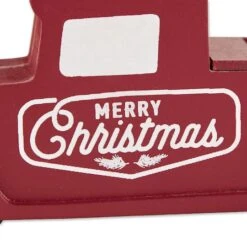 DII® Christmas Tree Truck Tabletop Block Calendar -Northlight Shop D540036S 3