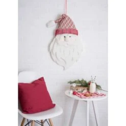 DII® Hanging Foam Santa With Plaid Hat 9 DII® Hanging Foam Santa With Plaid Hat -Northlight Shop D540049S 2