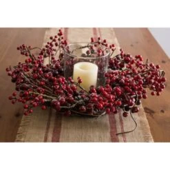 DII® Frosted Berries Wreath -Northlight Shop D540074S 2