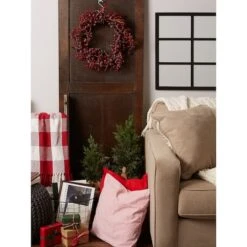 DII® Frosted Berries Wreath -Northlight Shop D540074S 6