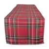 DII® 108" Metallic Holiday Plaid Table Runner 2 DII® 108" Metallic Holiday Plaid Table Runner -Northlight Shop D540092S 1