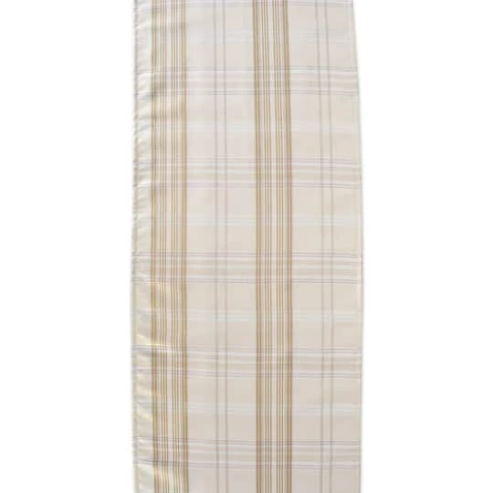 DII® 72" Metallic Cream Plaid Table Runner 8 DII® 72" Metallic Cream Plaid Table Runner - Image 6