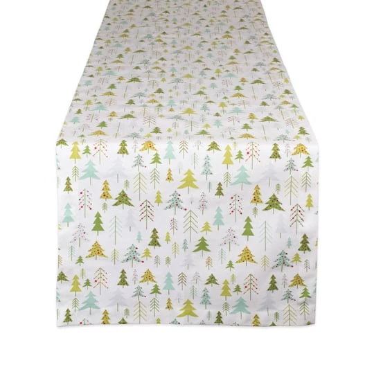 DII® 108" Holiday Woods Printed Table Runner 3 DII® 108" Holiday Woods Printed Table Runner