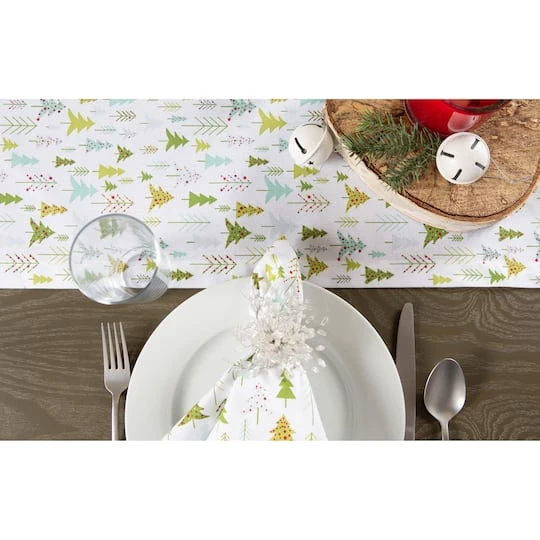 DII® 108" Holiday Woods Printed Table Runner 10 DII® 108" Holiday Woods Printed Table Runner - Image 8