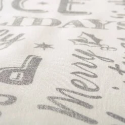 DII® 72" Silver Christmas Collage Table Runner 17 DII® 72" Silver Christmas Collage Table Runner -Northlight Shop D540098S 5