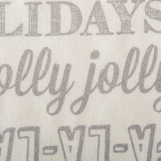 DII® 72" Silver Christmas Collage Table Runner 10 DII® 72" Silver Christmas Collage Table Runner - Image 8