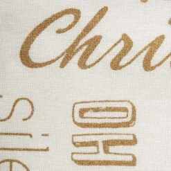 DII® 108" Gold Christmas Collage Table Runner -Northlight Shop D540100S 7