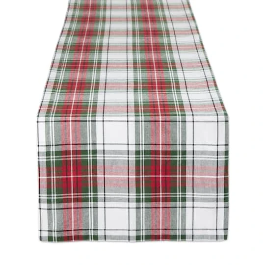 DII® 72" Christmas Plaid Table Runner 4 DII® 72" Christmas Plaid Table Runner - Image 2