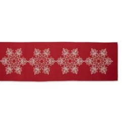 DII® 70" Sparkle Snowflakes Embroidered Table Runner 14 DII® 70" Sparkle Snowflakes Embroidered Table Runner -Northlight Shop D540116S 2