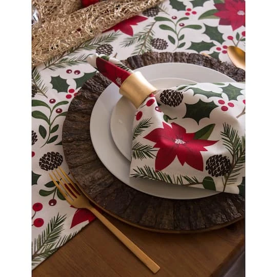 DII® 72" Woodland Christmas Table Runner 7 DII® 72" Woodland Christmas Table Runner - Image 5