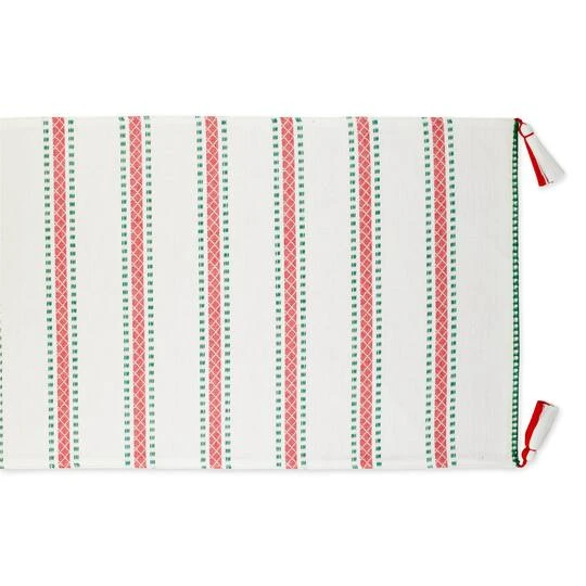 DII® 72'' Joyful Snowflakes Jacquard Reversible Table Runner 6 DII® 72'' Joyful Snowflakes Jacquard Reversible Table Runner - Image 4