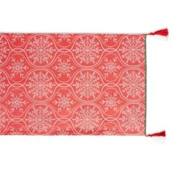 DII® 72'' Joyful Snowflakes Jacquard Reversible Table Runner 25 DII® 72'' Joyful Snowflakes Jacquard Reversible Table Runner -Northlight Shop D540135S 5