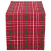 DII® 72" Tartan Holly Plaid Table Runner 2 DII® 72" Tartan Holly Plaid Table Runner -Northlight Shop D540139S 1